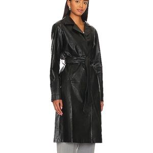 SUPERDOWN Viktoria Faux Leather Coat